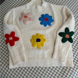 Floral sweater